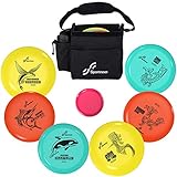 Sportneer Disc Golf Set, 6 Stück Wurfscheibe für Erwachsene Kinder, discgolf für Sport, Spiele