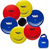 kusine Disc Golf Set – Driver, Midrange & Putter, Komfortabler DX Kunststoff 6er Pack Rot